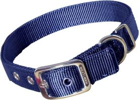 Hamilton Double Thick Deluxe Nylon Buckle Collar Blue
